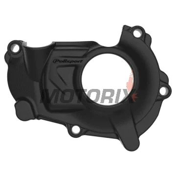 Chránič víka statoru -POLISPORT- černý, YAMAHA WR, YZ 450 2018-2023