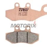 Brzdové destičky -TRW- MCB744SRM, sintrované, Aprilia SR, Sportcity; Derbi Boulevard; Vespa/Piaggio 946, Beverly, Carnaby, Fly, GT, GTS, GTV, Granturismo, Hexagon, Liberty, MP3, Primavera, Skipper, Sprint, Typhoon, X7, X8, X9, X10 (2000-2017)