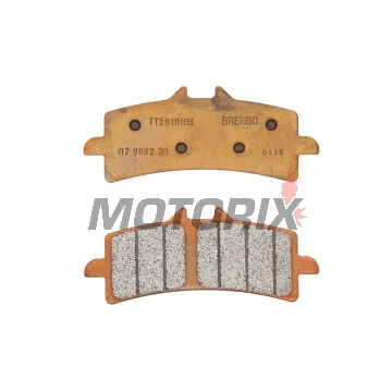 Brzdové destičky -BREMBO- 07BB3793, Aprilia RSV4, BMW HP2/HP4/S1000RR, Ducati 1098/1198/848/Diavel/Panigale/xDiavel, Kawasaki Ninja H2/ZX-10R/ZX-14R, KTM RC8/Super Duke, MV Agusta Brutale/F3/F4, Suzuki Hayabusa/GSX-R/GSX-S, Triumph Day