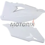 Zadní boční plasty -POLISPORT- bílé, KAWASAKI KX 250/450 2019-2023