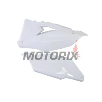 Zadní boční plasty -POLISPORT- bílé, KAWASAKI KX 250/450 2019-2023