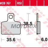 Brzdové destičky -TRW- MCB767, Gas Gas Randonne 125, Husqvarna CR 50 (2011-2012), SM 50 (2011)