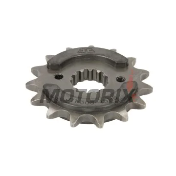 Přední pastorek -JT- JTF308,15RB, 15 zubů, s gumový tlumič, Aprilia Pegaso 650 2007-2009, Pegaso 660 2005-2009, Derbi Mulhacen 660 2007-2012, Honda FMX 650 2004-2008, FX 650 1999-2001, NX 650 1988-2001, SLR 650 1997-1998, Suzuki GSX-R 1100 1989-1994