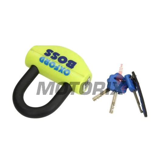 Zámek -OXFORD- Boss 12.7mm, žlutý