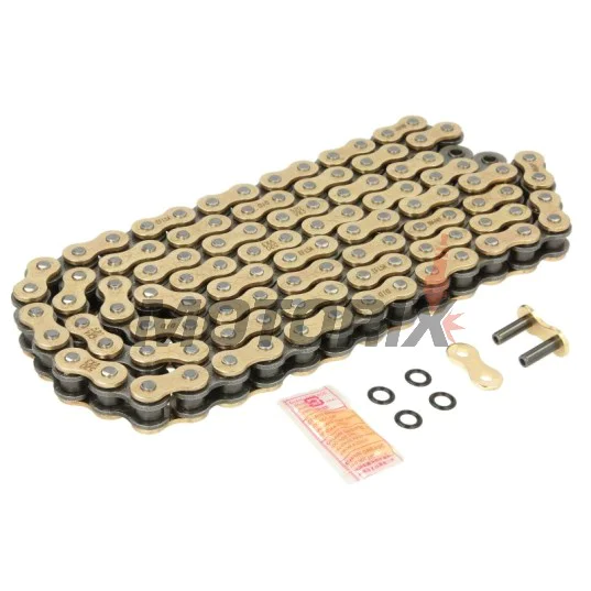 Řetěz -DID- 520VX3G&B-110ZB, velikost 520, 110 článků, zesílený, zlatá/černá