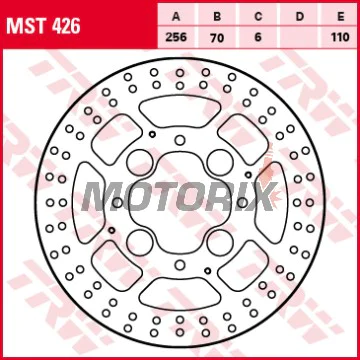 Brzdový kotouč -TRW- MST426, 256mm, Honda VFR 800F/800A ABS (2002-2010)