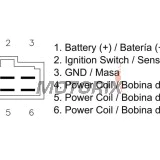 Regulátor dobíjení -DZE- regulátor dobíjení, 12V, 25A, KAWASAKI EX, KLR, KLX, VN, ZL, ZR-7, ZX, ZX-6R, ZZR 250-1500 1992-2019
