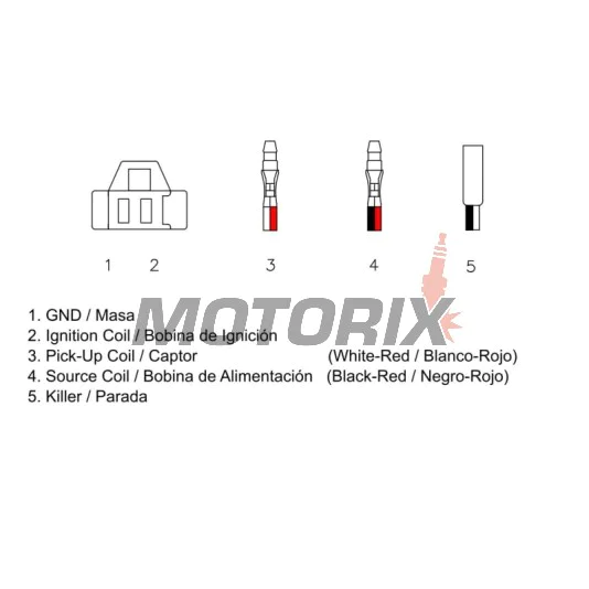 CDI -DZE- APRILIA AMICO, AREA 51, GULLIVER, RALLY, SCARABEO, SONIC, SR; BENELLI 491, K2, NAKED, PEPE; BETA TEMPO; ITALJET DRAGSTER; MALAGUTI CENTRO, F10; MBK CW; YAMAHA AEROX 50 1990-2008