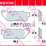 Brzdové destičky -TRW- MCB817SH, Honda CD 250U, CH 125 Spacy, MBX 50SD, VFR 1200F; Hyosung Comet/GT/GV Karion/RX/XRX 125/250/650/700; Kymco Nexxon 50, Pulsar 125 - 50/125/250/650/700/1200cc, 1985-2010
