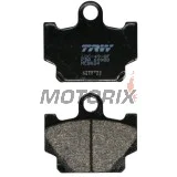 Brzdové destičky -TRW- MCB524, Yamaha RD80/125/250/350LC (1982-1984), SR125/250 (1996-1998), XJ550/650 (1983-1985), XS400 DOHC (1982-1984), XT500/600Z Tenere (1983-1989), XV250 Virago (1989-1994), XZ550 (1982-1984)