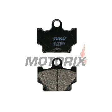 Brzdové destičky -TRW- MCB524, Yamaha RD80/125/250/350LC (1982-1984), SR125/250 (1996-1998), XJ550/650 (1983-1985), XS400 DOHC (1982-1984), XT500/600Z Tenere (1983-1989), XV250 Virago (1989-1994), XZ550 (1982-1984)