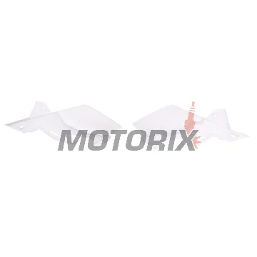 Zadní boční plasty -POLISPORT- bílé, HUSQVARNA CR, TC, TE, WR 125-510 2005-2011