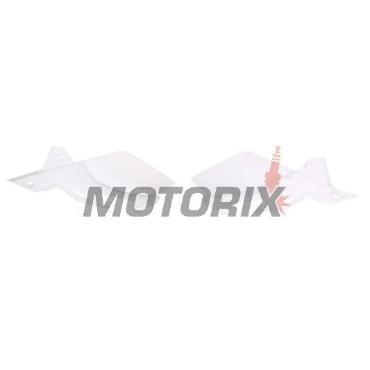 Zadní boční plasty -POLISPORT- bílé, HUSQVARNA CR, TC, TE, WR 125-510 2005-2011