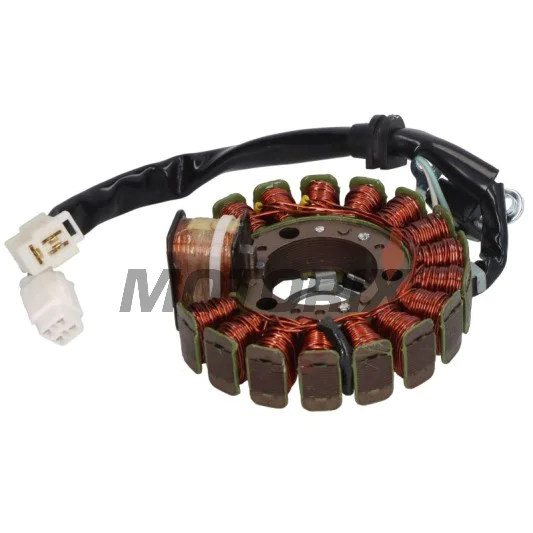 Stator (hvězda) -RMS- Malaguti Madison 125 1999-2004, Malaguti Madison 150 1999-2001, Malaguti Phantom Max 125 2003-2004, MBK Doodo 125 2000-2002, MBK XQ (Thunder) 125 2001-2002, MBK YP 125 1998-2003, MBK YP 150 2000-2002
