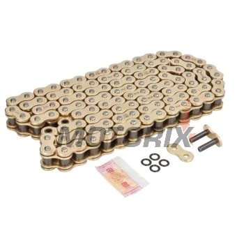 Řetěz -DID- 530ZVMX2G&G-110, velikost 530, 110 článků, dvojité zesílený, zlatá