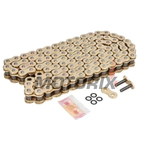 Řetěz -DID- 530ZVMX2G&G-110, velikost 530, 110 článků, dvojité zesílený, zlatá