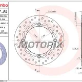 Brzdový kotouč -BREMBO- 68B407A5, Honda CB450S/CB350SG, NX650 Dominator, XL600V/XL650V/XL700V Transalp, XR650L