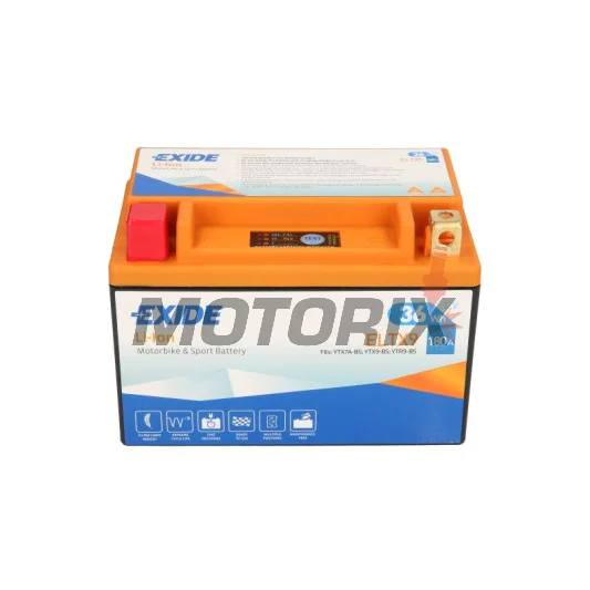Akumulátor -EXIDE- ELTX9, 36Wh (3Ah), 12V, Lithium-ion