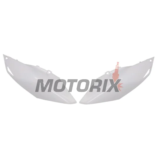 Zadní boční plasty -POLISPORT- bílé, HONDA CRF 250/450 2013-2017