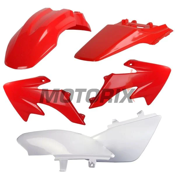 Sada plastů -POLISPORT- červené/bílé HONDA CRF 50 2004-2021