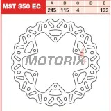 Brzdový kotouč -TRW- MST350EC, 245mm, Yamaha WR125/250/250F/426F/450F + YZ125/250/250F/450F/FX/X (2001-2020)