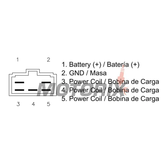 Regulátor dobíjení -DZE- regulátor dobíjení, 12V, 20A, SUZUKI DR, DR-Z, LT, LT-F 160-400 1987-2017