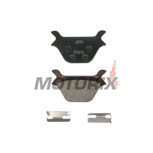 Brzdové destičky -FERODO- FDB2001P, Harley Davidson Softail/Heritage/Fat Boy/Dyna/Low Rider/Sport Glide 1340 1983-1999