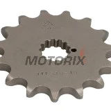 Přední pastorek -JT- JTF518,15, 15 zubů, Kawasaki GPZ 750 1985, Z 650 1979, 1981-1983, Z 750 1980-1982, 1984, Z1 900 1973, Z1A 900 1974, Z1B 900 1975, Suzuki GS 1000 1978-1982, GS 1100 1980-1986, GS 750 1977-1979, GSX 1000 1982