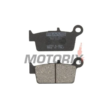 Brzdové destičky -RMS- 22 510 2630, Gas Gas EC 125 2002-2008, Gas Gas EC 200 2001-2008, Gas Gas EC 250 2001-2008, 2012-2013, Gas Gas EC 300 2001-2008, 2013, Gas Gas EC 450 2003-2009, Gas Gas FSE 400/450 2003-2007, Gas Gas FSR 450 2003-2008