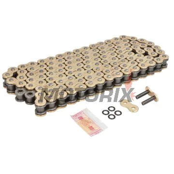 Řetěz -DID- 525VX3G&B-120, velikost 525, 120 článků, zesílený, zlatá/černá