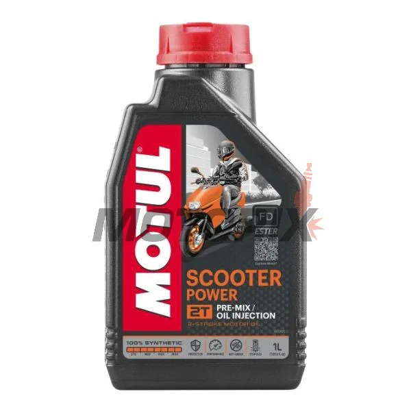 2taktní olej -MOTUL- SCOOTER POWER, 2T, plná syntetika + ester, 1L