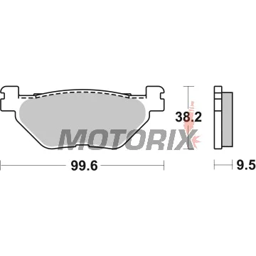 Brzdové destičky -BREMBO- 07YA39SP, Yamaha XV950/XV950 Racer (2016)