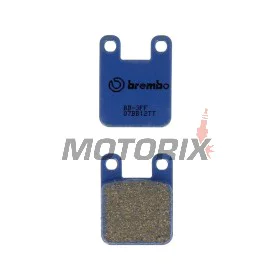 Brzdové destičky -BREMBO- 07BB12TT, CPI Supercross 50 (2003-2006), Derbi Aventura, Predator, Senda, Vamos 50 (1994-2002), Gas Gas Pampera 125 (1997-1999)