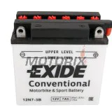 Akumulátor -EXIDE- 12N7-3B, 7Ah 12V
