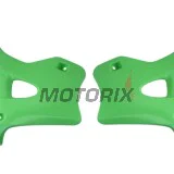 Přední boční plasty -POLISPORT- zelené, KAWASAKI KX 125/250 1996-1998