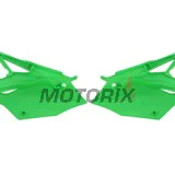 Zadní boční plasty -POLISPORT- zelené, KAWASAKI KX 250 2017-2020