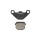 Brzdové destičky -RMS- 22 510 0040, Aprilia RS4 125 2011-2013, 2015, Aprilia RS4 50 2013, 2015, Benelli Zenzero 313 2012-2015, Derbi DXR 200/250 2004-2005, Hyosung SB 50 2006-2008, Hyosung SD 50 1999-2004, Keeway FLASH 2T 50 2006-2009