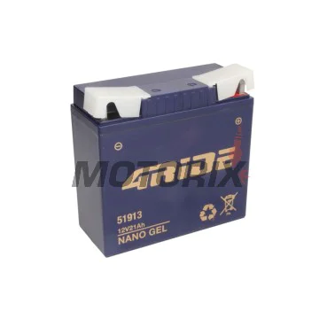 Akumulátor -4 RIDE- 51913 4RIDE GEL, 21Ah 12V