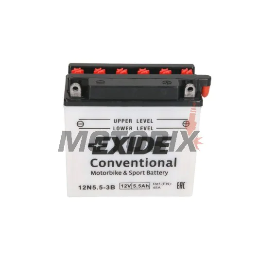 Akumulátor -EXIDE- 12N5.5-3B, 6Ah 12V
