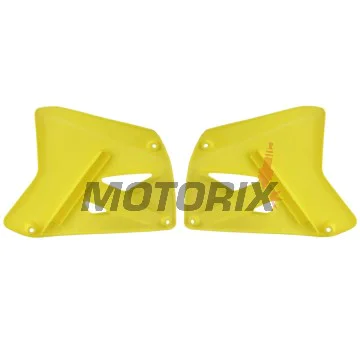 Přední boční plasty -POLISPORT- žluté, SUZUKI RM 125/250 2001-2008