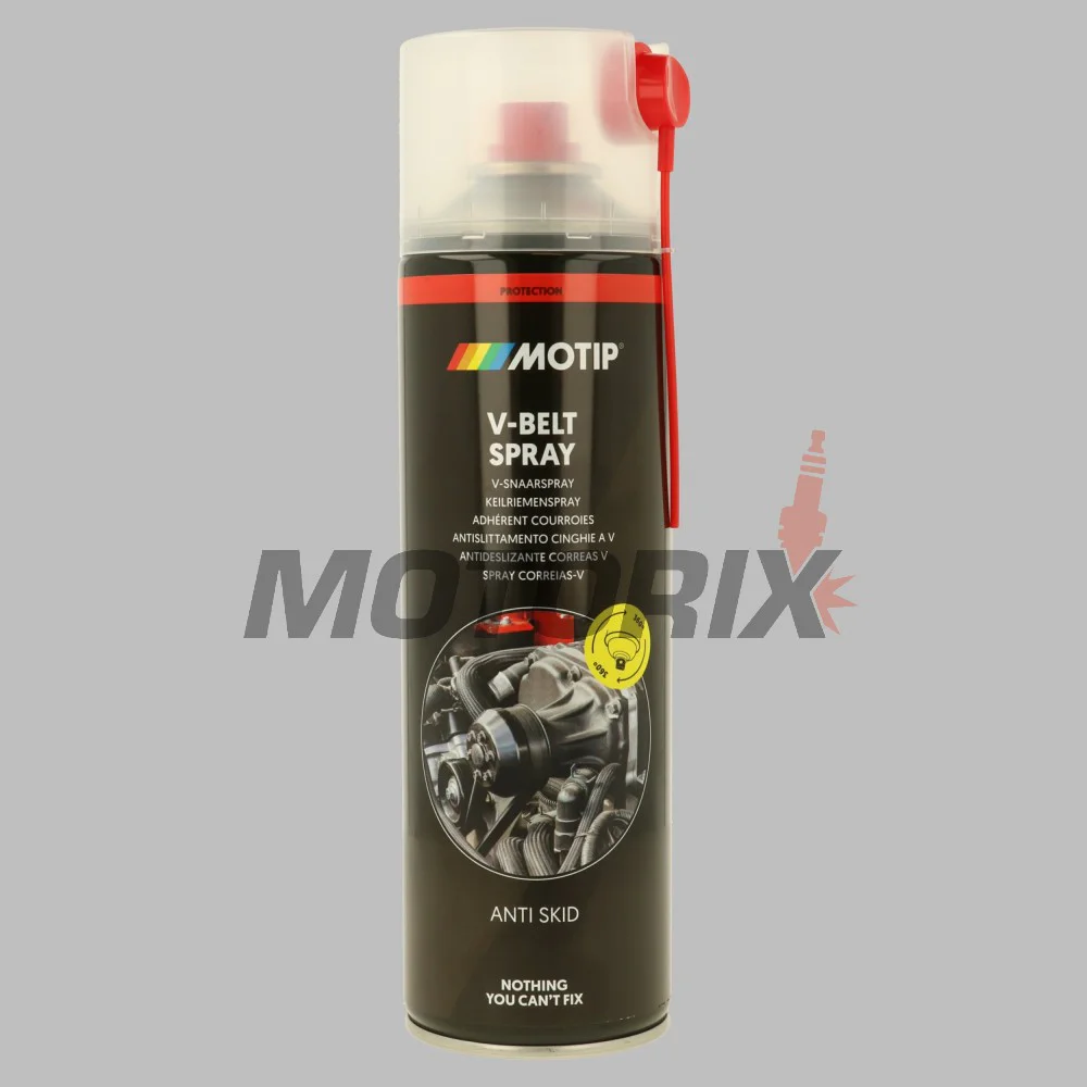 Sprej na klínové řemeny -MOTIP- 500ml