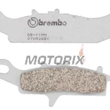 Brzdové destičky -BREMBO- 07KA24SX, Kawasaki KFX 450R, 700 (2004-2014), KVF 650 Brute Force, 700 Prairie (2002-2011), Suzuki LT-V 700 Twin Peaks (2004-2006)
