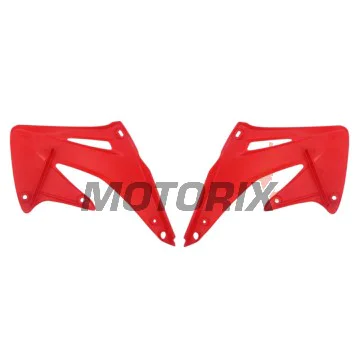 Přední boční plasty -POLISPORT- červené, HONDA CRF 450 2002-2004