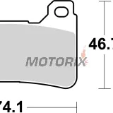 Brzdové destičky -BREMBO- 07HO50SA, Honda CBR 600-1000cc CBR/Fireblade (2004-2012)