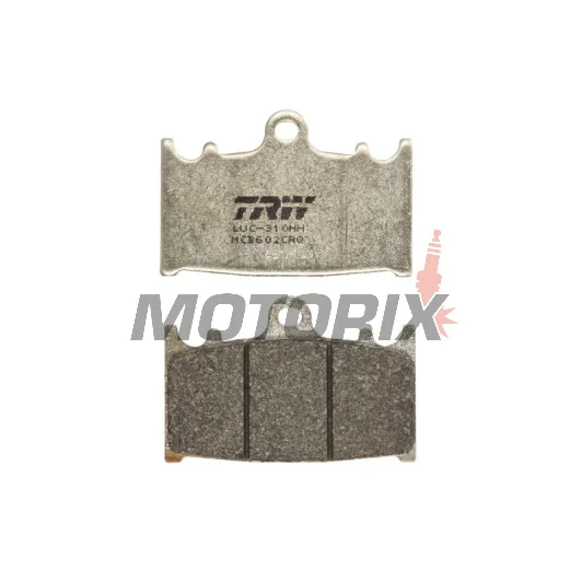 Brzdové destičky -TRW- MCB602CRQ, Kawasaki GPZ, KLZ, VN, ZR, ZX, ZX-6R, ZX-9R, ZXR, ZZR 1989-2019; Suzuki GSF, GSR, GSX, GSX-R, RGV, SV 1988-2017