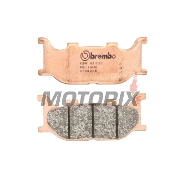 Brzdové destičky -BREMBO- 07042XS, Yamaha FZ6 600/MT-03 660/SR 125/XJ 600S Diversion/XV Virago 125 250/XVS Drag Star 125 250 1100/YP Majesty 250 400 (1995-2009)