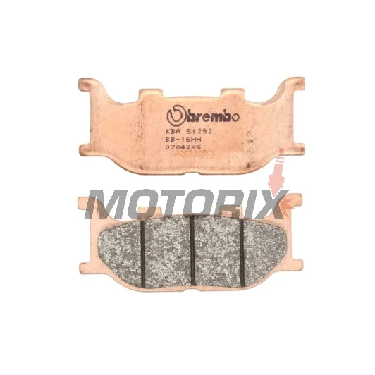 Brzdové destičky -BREMBO- 07042XS, Yamaha FZ6 600/MT-03 660/SR 125/XJ 600S Diversion/XV Virago 125 250/XVS Drag Star 125 250 1100/YP Majesty 250 400 (1995-2009)