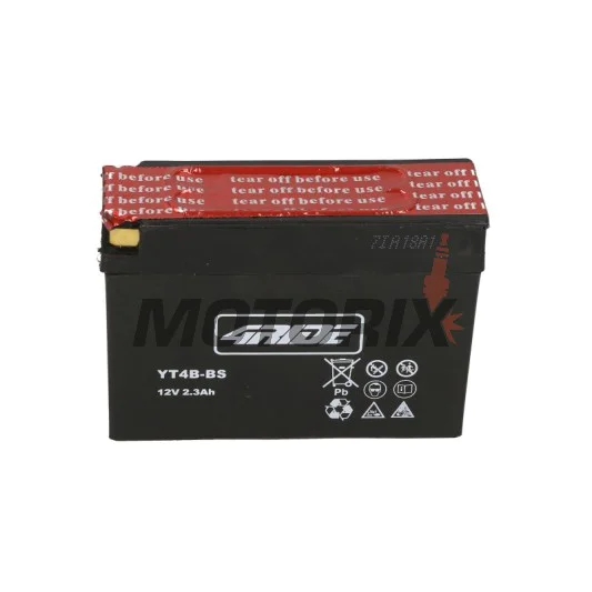 Akumulátor -4 RIDE- YT4B-BS 4RIDE, 2.3Ah 12V