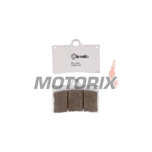 Brzdové destičky -BREMBO- 07BB15LA, Aprilia RS 250, Beta Euro, Jonathan, Cagiva Mito, Planet, Raptor, Ducati Monster, SS, 851, 888, 916, KTM Duke, SMC, SMR, Moto Guzzi California, V10, V11, MZ Skorpion, Sachs XTC, Yamaha SZR (1988-2007)