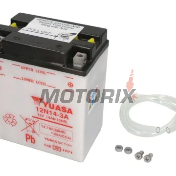 Akumulátor -YUASA- 12N14-3A, 15Ah 12V